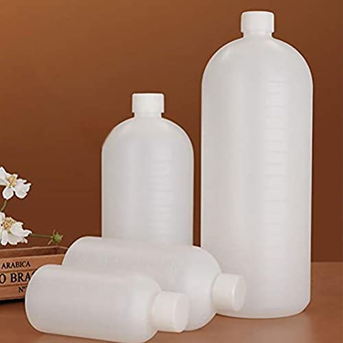 2 pcs 500ml garrafas de reagente graduadas de plástico frascos de frascos de frascos de reagente
