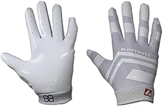 BARNETT FRG-03 White (M) Pro Receiver American Football Gloves, RE, DB, RB
