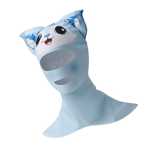 Capucha de buceo de neopreno para proteger el pelo largos con estilo 6