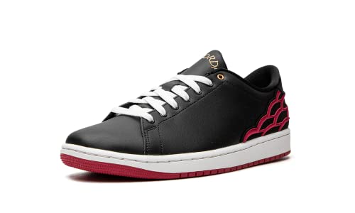 Men's Jordan Centre Court Black/White/Metallic Gold/Mystic Hibiscus (DQ8577 001)4