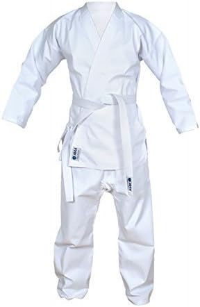 IBAA Kids Karate Suit Uniform Gi Martial Arts with free white Karate belt (4/170 cm)