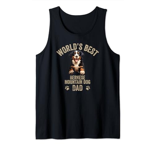 Best Bernese Mountain Dog Dad Funny Bernese Lover Bernois Débardeur