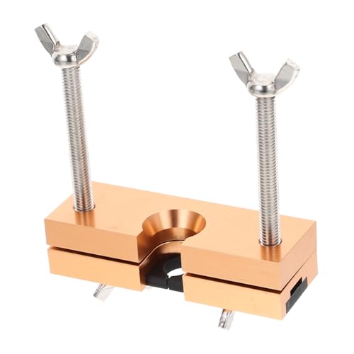 ノーブランド品 スモールマウスピースプーラーロングテナーマウスピース クターマウスピース クターツールゴールド 道具 ダイビング 再利用可能 マウスピースケース 金属 Golden