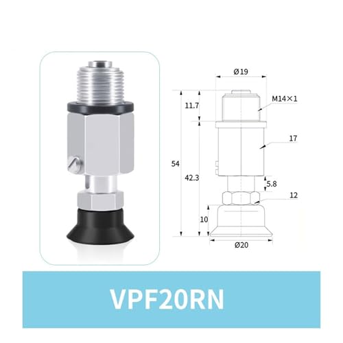 Ventouse à vide VPF-20RN évite les chutes de pièces sur robot - 2