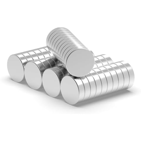 THCMagorilla Strong Neodymium Magnets, Rare Earth Magnets, Heavy Duty Magnets,Small Magnets, 50 PCS,Silver Cover