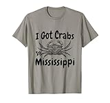Photo Gallery i got crabs in mississippi maglietta grafica divertente maglietta Photo Gallery i got crabs in mississippi maglietta grafica divertente maglietta