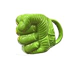 JINXUANTANG Fist Mug Funny mug Ceramic Cup grumpyandgeeky grumpymugs golf mug ( Color : Green )