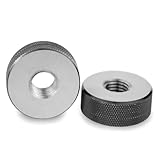 Jeu de cales étalon Jauge à anneau fileté 2 pièces/ensemble, jauge métrique GO/NO GO 6g M1...