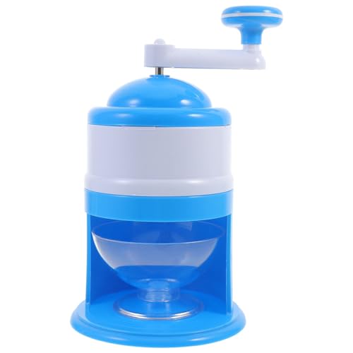 VICASKY Ice Shaver cream Smoothie Slushie Cocktail Maker Machine to Make Snow Cone, Portable Crusher Single Countertop Cone PP Crushers Cream Making Manual