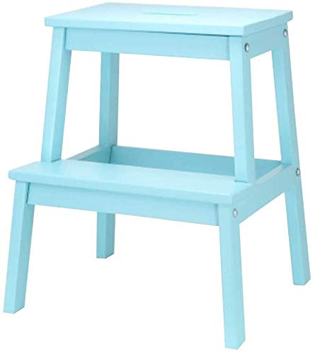 Taburete de madera de 2 escalones para el hogar silla de escalera portátil
