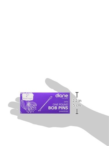 Diane Bobby Pins, Black, 2", 1 Pound