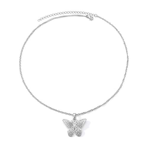 VAttract Butterfly Choker Necklace 18K Gold Plated Butterfly Necklace, 15 Inch Choker Chain, Great Present for Wife or Girlfriend4