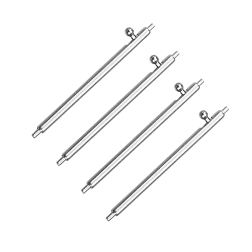 Pasadores Barras de Resorte,Pines de Reloj Pasadores de Correa de Reloj,Barras de Resorte de liberación rápida de Pasadores de Reloj Correas de Resorte de reemplazo de Correa de Banda,22mm*1.5mm4 PCS