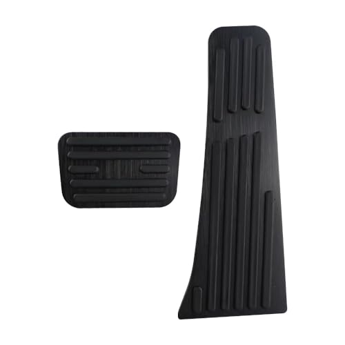 Pedal Freno Para BYD Para DENZA Para D9 2023 AT Acelerador Freno Cubierta Sin Taladro Antideslizantes Piezas Pedales De Acero Inoxidable Para Coche(Black)