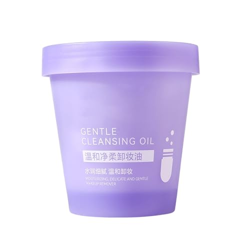 Desmaquillante portátil, aceite de limpieza, limpiador de cimientos nutritivos, limpieza profunda, fórmula, 140 g, ideal para la eliminación diaria de maquillaje en casa o durante el viaje