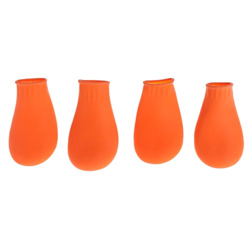 Anti-Slip Dog Boots Pet Rubber Booties Paw Protectors for Pet Dogs Puppy 4PCS