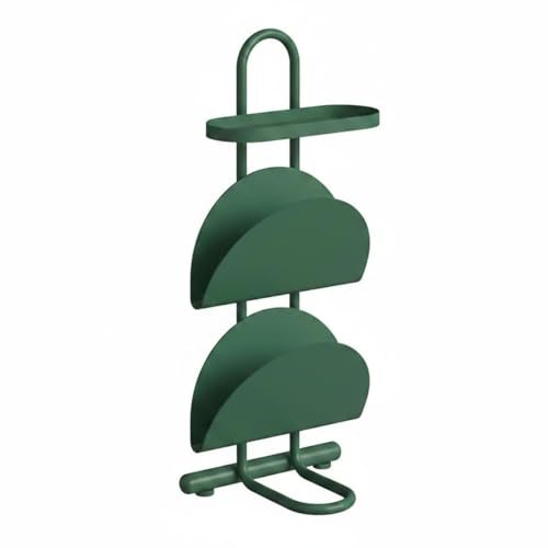Mesa auxiliar con revistero para decorar tu dormitorio o balcon verde 2