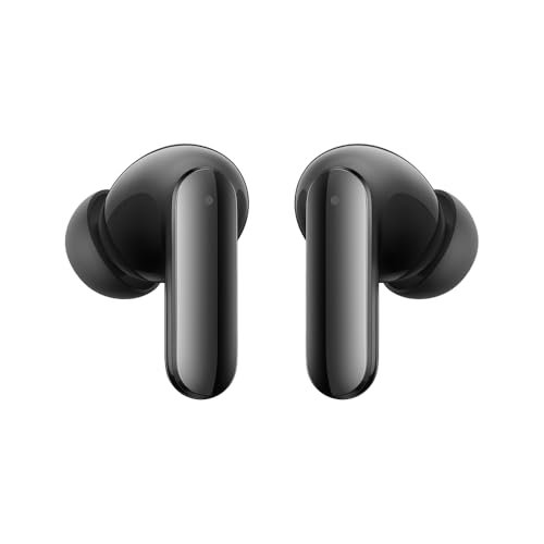 Image of realme Buds Air 8 Pro TWS Earbuds with 11mm+6mm Dual DAC Drivers| 55dB ANC| 6-Mic VPU| 3D Spatial Audio |50H Playtime| IP55 Rating (Master Black)