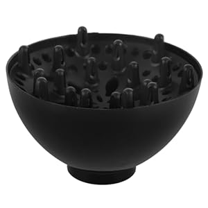 SHERCHPRY 2 Stück Universal Haardiffusor Schwarz