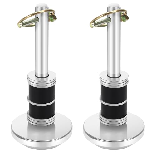 RGQSUN 2PCS Snow Plow Skid Shoes Snowplow Compatible with ATV UTV Moose (5/8" Shaft Size),Replacement Tractor Snow Plow Blade