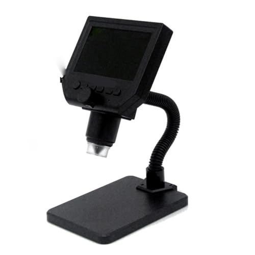 ラボ用顕微鏡アクセサリー G1200 12mp 1-1200倍デジタル顕微鏡電子ビデオ拡大鏡リフトスタンド(G600W With battery)