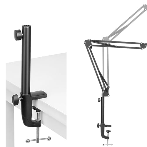 Extensor de soporte de micrófono de 7.76 pulgadas para estudio y podcast 4