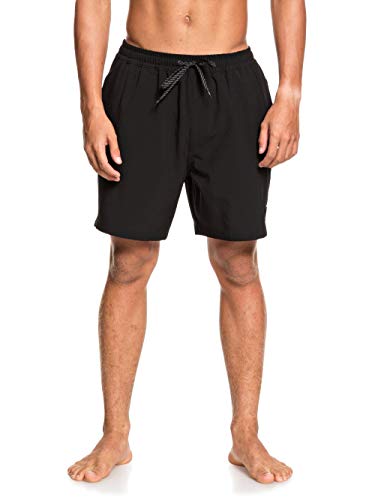 Quiksilver on Tour 15"-Short de Bain pour Homme, Black, FR : M (Taille Fabricant : M)
