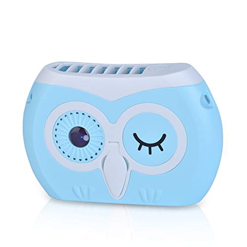 Multi-purpose portable personal fan, it's all you want,Mini Fan, Portable Fan,Small Personal Fan,Handheld Fan,Rechargeable Small Desk Fan,Eyelash Fan,Lash Fan,Battery Powered Neck Fan with Lanyard for Face Desk Sport Table Travel (Blue)