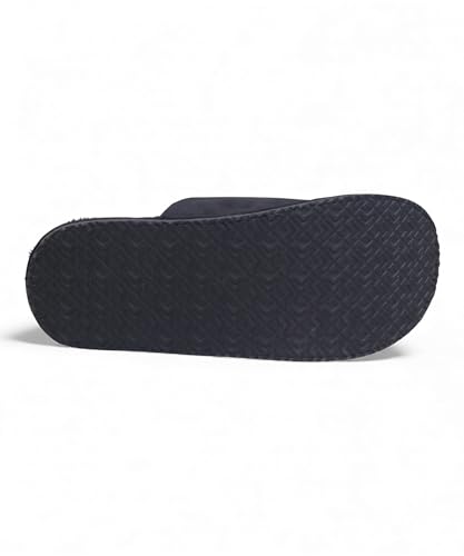 Image of SVAAR Men's Warm Winter Slippers, Cozy Fur Flip Flop Slip-On House Shoes, Indoor Bedroom Slides & Closed-Toe Home Clogs Sandals