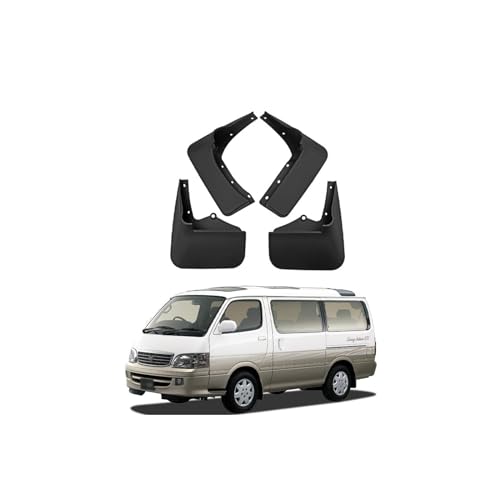 Image of Car Mud Flaps Mudguard for Toyota Hiace 1992-2024 Front and Rear Mudflaps Splash Guards Heavy Duty Flares 4-PC Auto Accessories,Send 1 Car Wash Towel,1999~2004