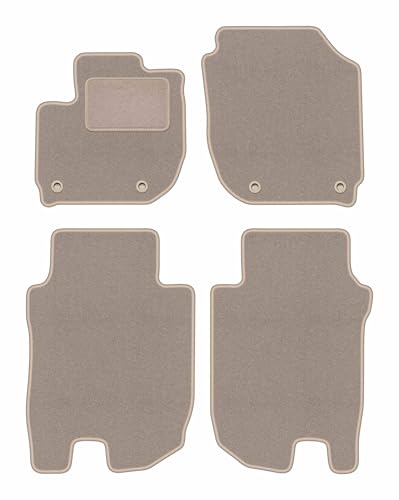 Tapis de voiture pour Honda HR-V III anti-saleté en velours beige épais