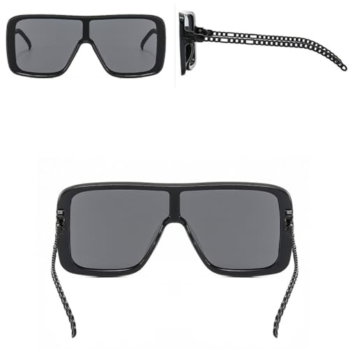 Lunettes de soleil à la mode carré dégradé protection UV400
