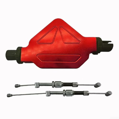 UTTASU Sistema di frizione Easy Pull per moto, con montaggio ad alta universalità e costruzione robusta (rosso)