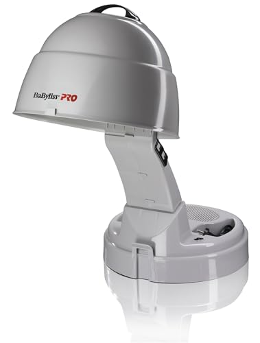 BaByliss Pro Ionic - Secador de casco, 1200 W, color gris