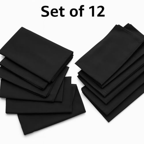 Servilletas de Tela 100% Algodón 18x18 Pulgadas Set x12 miniatura 5