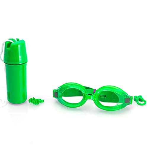 Kit Óculos Natação C/ Porta Moeda Ax Esportes Ad Verde - Oa419