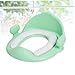 Toddmomy 1Pc Toilet Training Seat for Soft Cushioned Non Slip Design Fits All Toilets for Boys and Easy to Use Green Color
