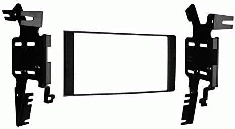 Double Din Install Car Stereo Dash Kit for a Aftermarket Radio Fits 2013-2015 Nissan Titan All Except S Trim Trim Bezel is Black Textured Abs