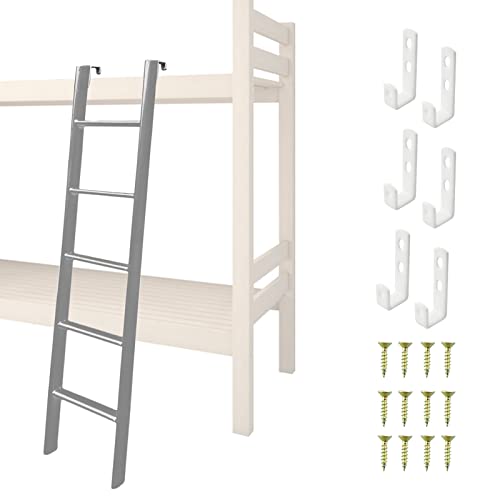 Échelle de lit superposé double en fer avec crochets pour mezzanine et dortoir
