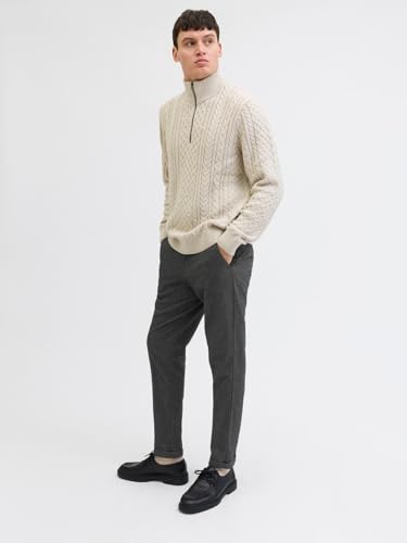 Chino Jpstace Henry JACK & JONES Gris Pantalon Ajusté Confortable - 7