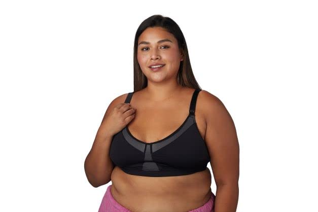Image of Willow Hands Free Daily Pumping Bra, Extra Large, Black, Pumping and Nursing Bra with Double Extender Clips, Pair 3.0 Go Wearable Breast Pumps, Machine Washable