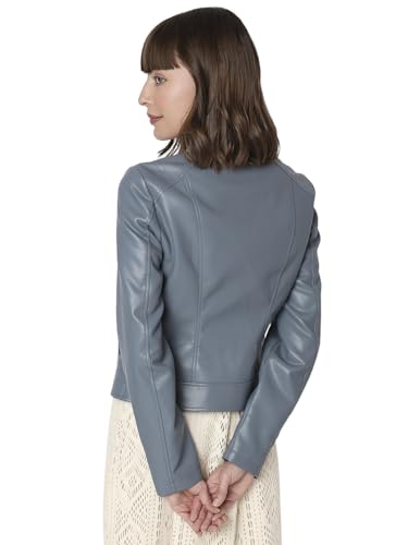 Image of Vero Moda Mock Collar Biker Jacket