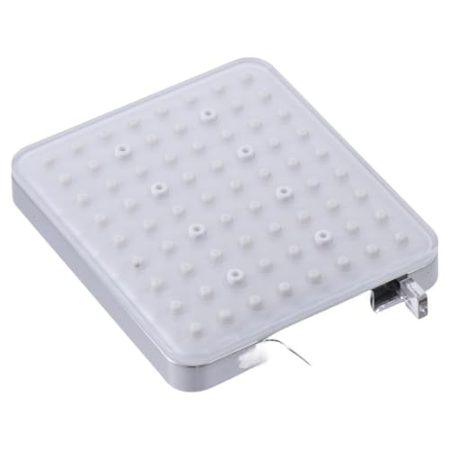Cabezal de Ducha de Mano Cuadrado Ajustable 6 Modos Negro miniatura 7