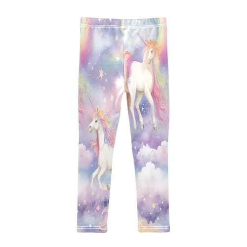 Toddler Girls Leggings Printed Yoga Pants Leggings Unicorn Rainbow Tail for Kids2