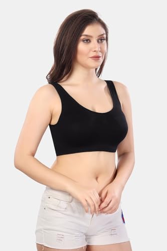Image of Fabme Women's Seamless Skin Non Padded Full Coverage Bra