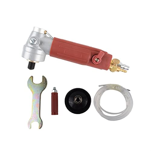 HUIWOSEN Wet Polisher 4 Inch Pneumatic Angle Grinder Water Injection Pneumatic Water Mill Grinding Machine Water Cooling Industrial Grade Polishing Machine Polishing Machine, 666654803502