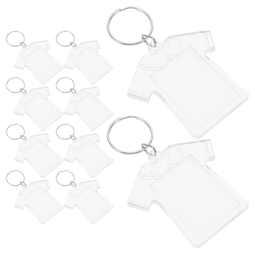 Porte-clés photo vierge acrylique pour personnaliser vos sacs et accessoires