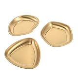 Matériau : fabriqué en acier inoxydable, ce plat est conçu pour résister à une utilisation régulière, garantissant qu'il reste un élément de , petite assiette à trempette, assiette à sauce