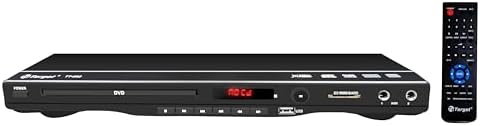Target TT-DVD692 MPEG4 Technology 5.1 Channel DVD Player 100 watts with Built-in Speaker, CD Ripping, LED Display, Hi Fi Amplifier USB, SD/MMC & Remote