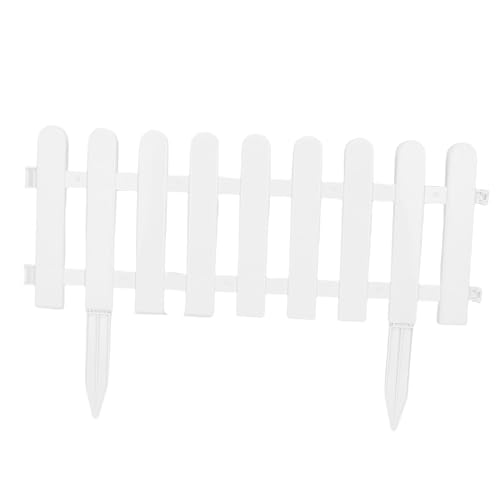 Yechiry Bordes de Paisaje, 5 Piezas Entrelazadas de Plástico Decorativo, Pequeños Paneles de Piquetes Jardín de Jardín Borde de Césped con Estacas de Tierra